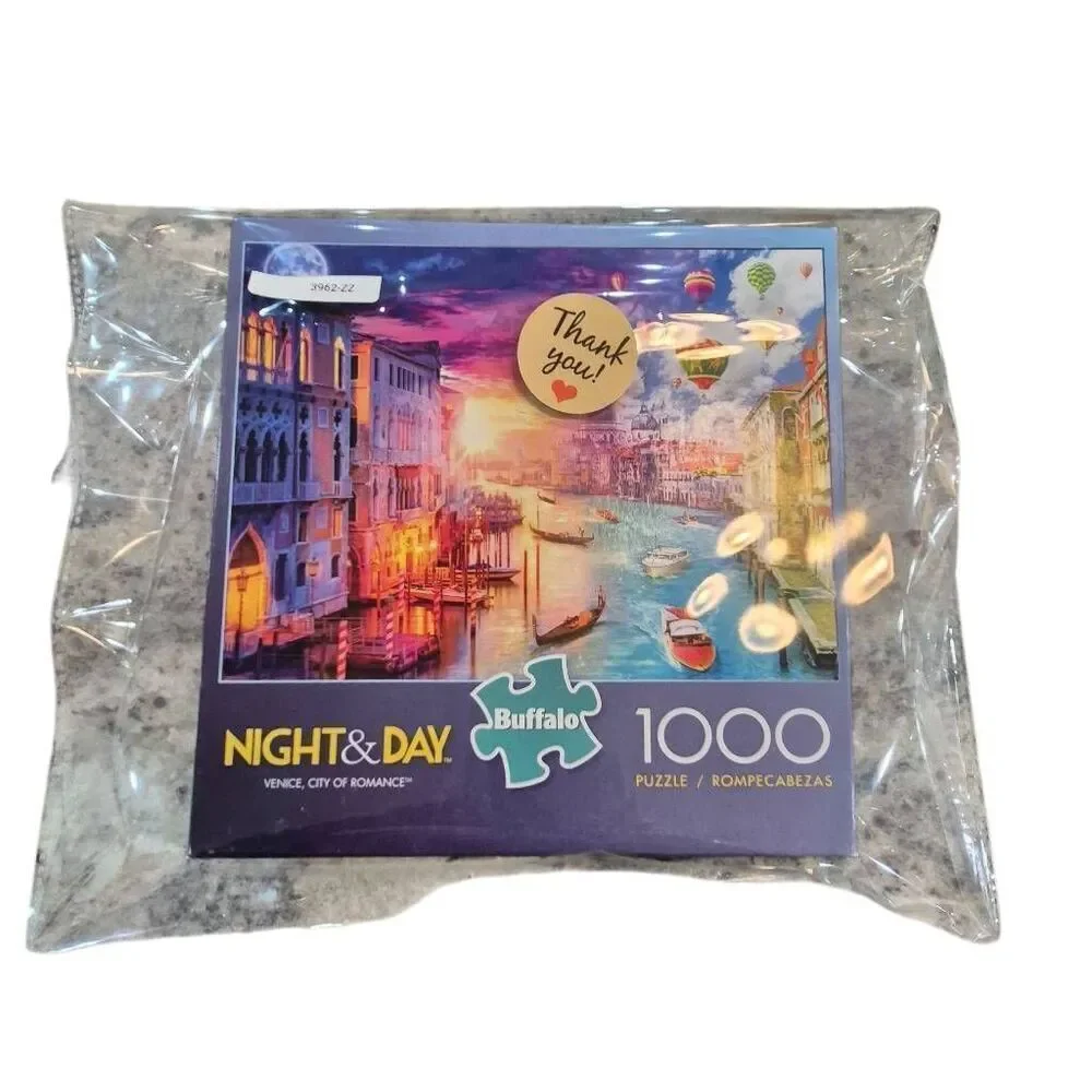 Buffalo Games - Night & Day, Venice, City of Romance - 1000 Piece Jigsaw Puzzle